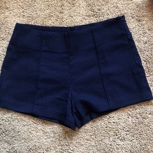 Blue shorts